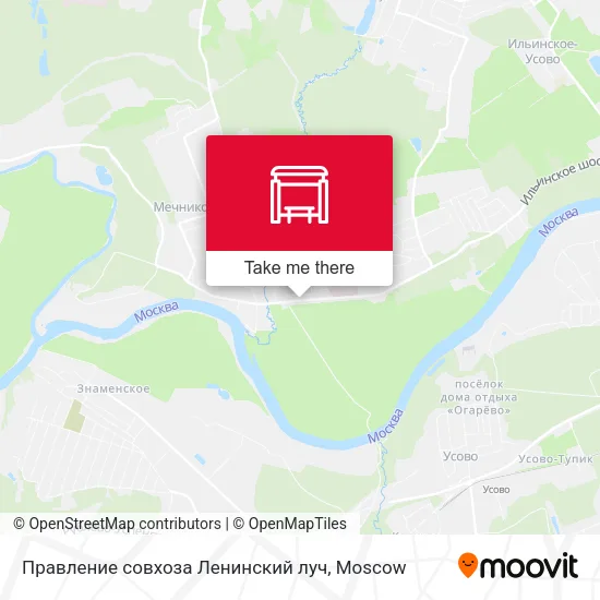 Правление совхоза Ленинский луч map
