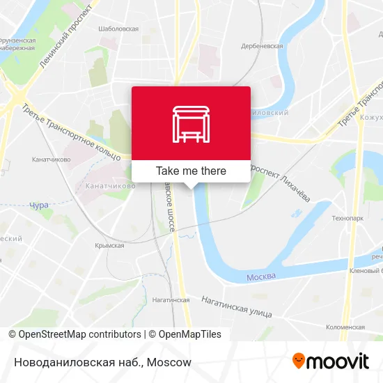 Новоданиловская наб. map