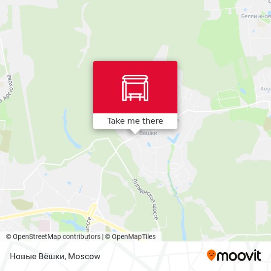 Новые Вёшки map