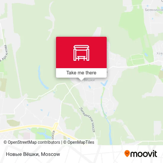 Новые Вёшки map