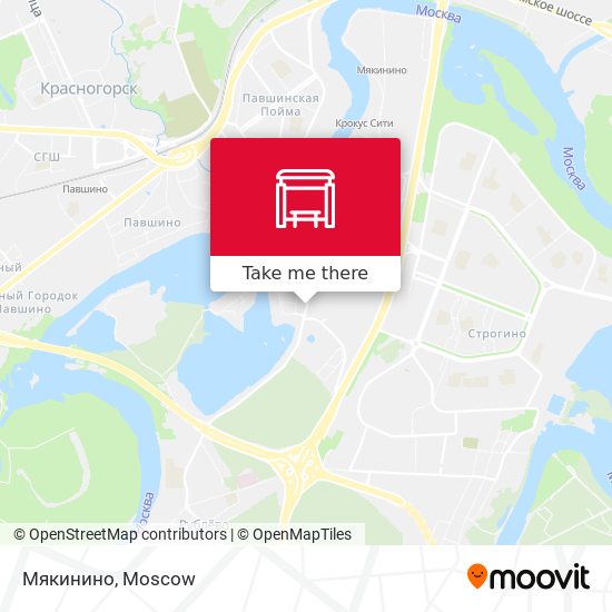Мякинино map