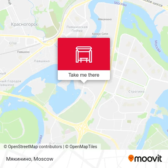Мякинино map