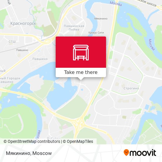 Мякинино map