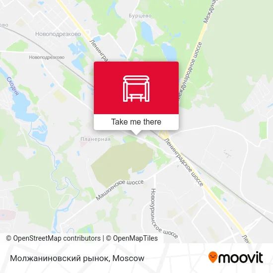 Молжаниновский рынок map