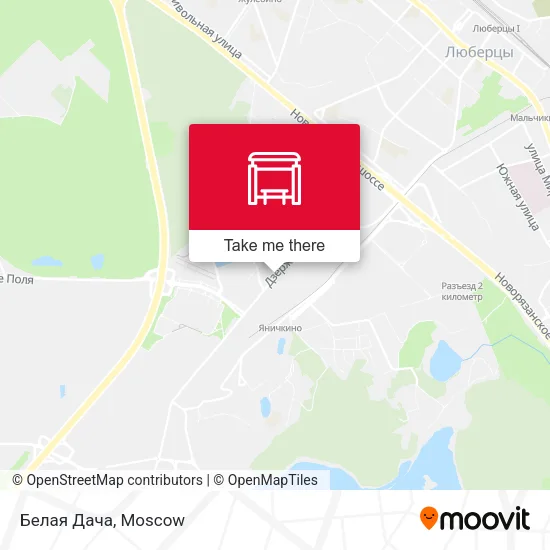 Белая Дача map