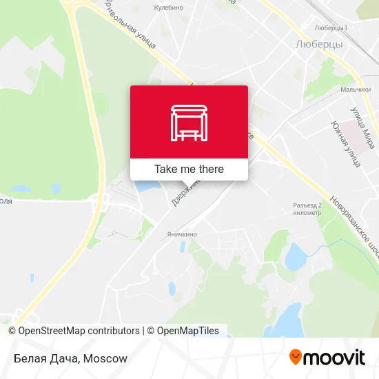 Белая Дача map