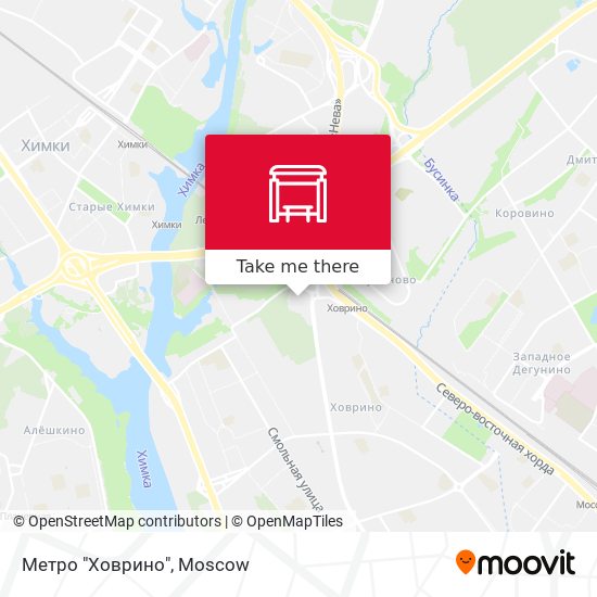 Метро "Ховрино" map