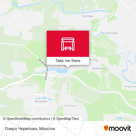 Озеро Черепово map