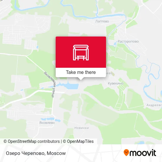 Озеро Черепово map