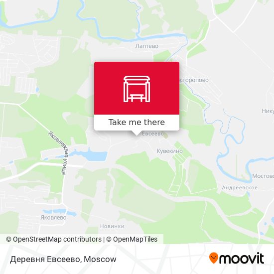 Деревня Евсеево map