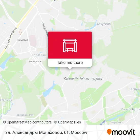 Ул. Александры Монаховой, 61 map