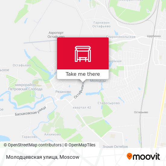 Молодцевская улица map