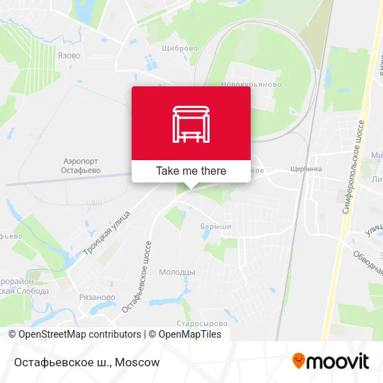 Остафьевское ш. map