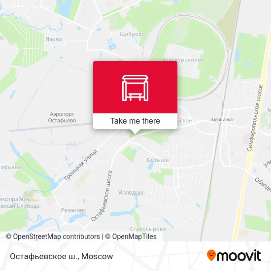 Остафьевское ш. map