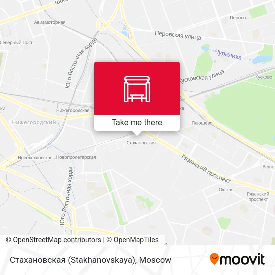 Стахановская (Stakhanovskaya) map