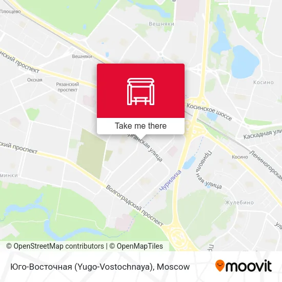 Юго-Восточная (Yugo-Vostochnaya) map
