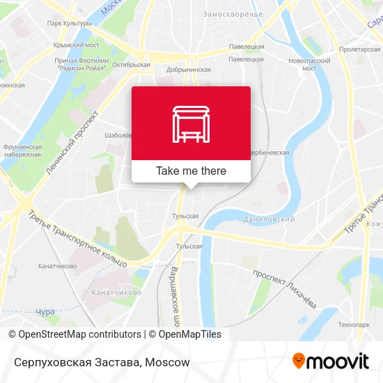 Серпуховская Застава map