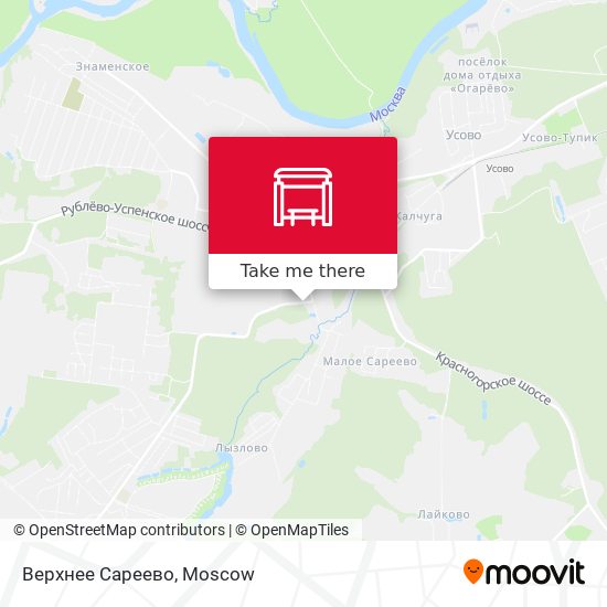 Верхнее Сареево map
