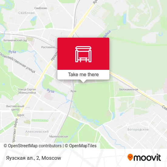 Яузская ал., 2 map