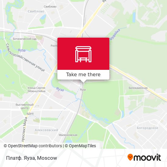 Платф. Яуза map