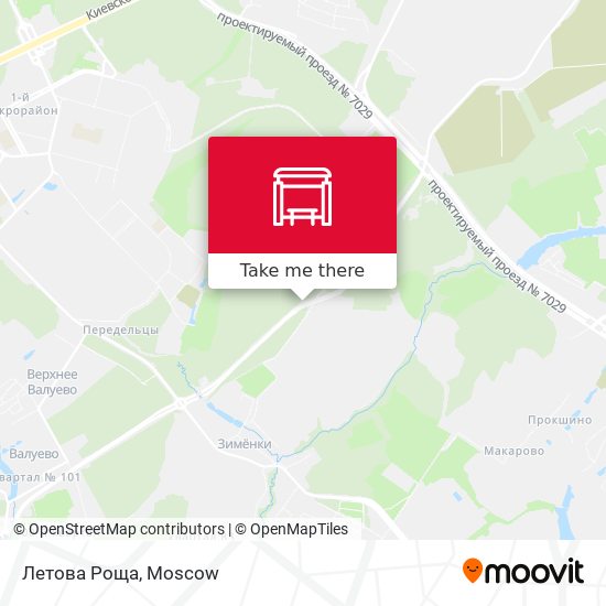 Летова Роща map