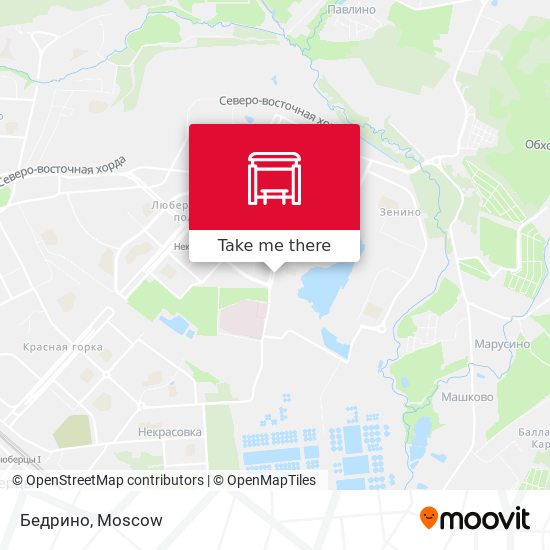 Бедрино map
