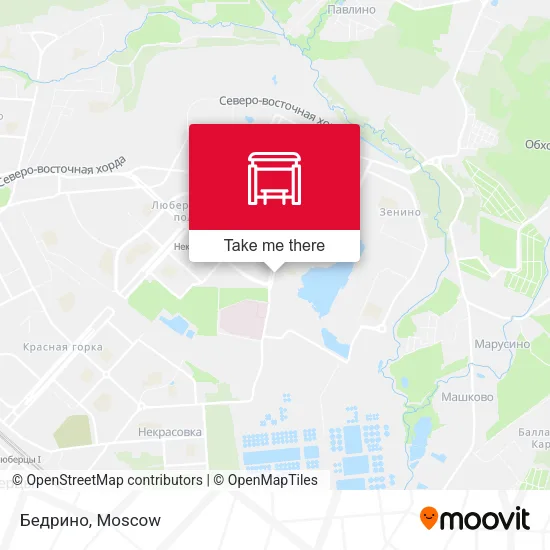 Бедрино map