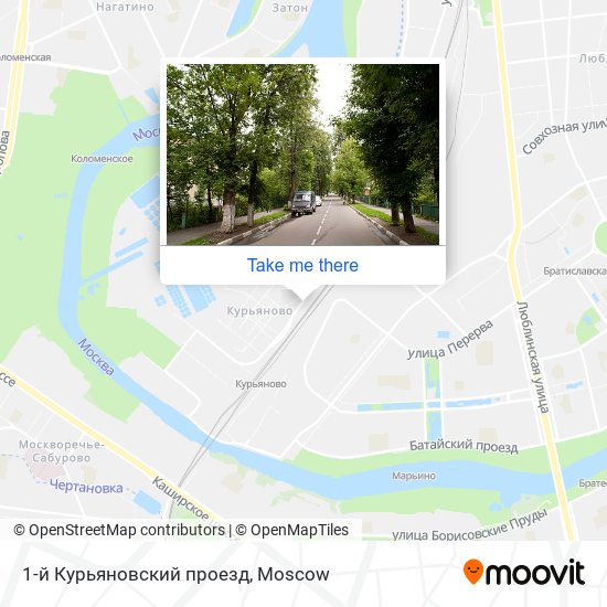 1-й Курьяновский проезд map