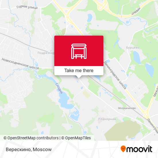 Верескино map
