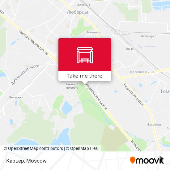 Карьер map