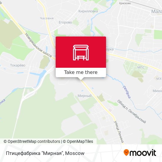 Птицефабрика "Мирная" map