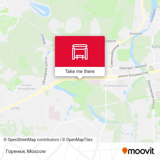 Горенки map