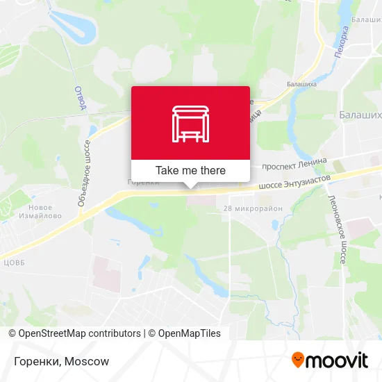 Горенки map