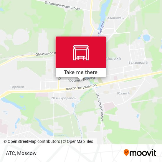 АТС map