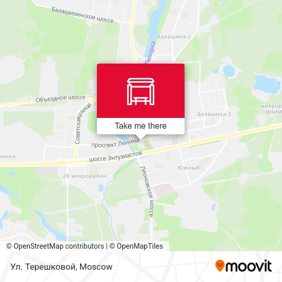 Ул. Терешковой map