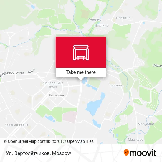 Ул. Вертолётчиков map