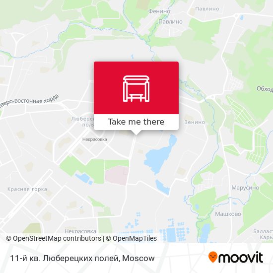 11-й кв. Люберецких полей map