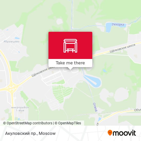 Акуловский пр. map