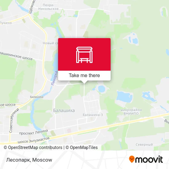 Лесопарк map