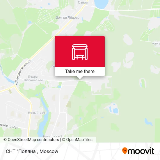 СНТ "Поляна" map