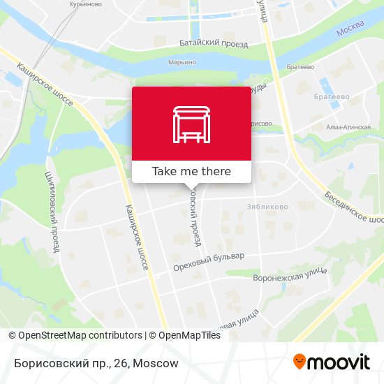 Борисовский пр., 26 map
