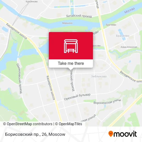 Борисовский пр., 26 map