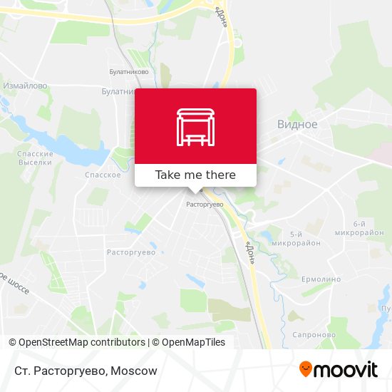 Ст. Расторгуево map