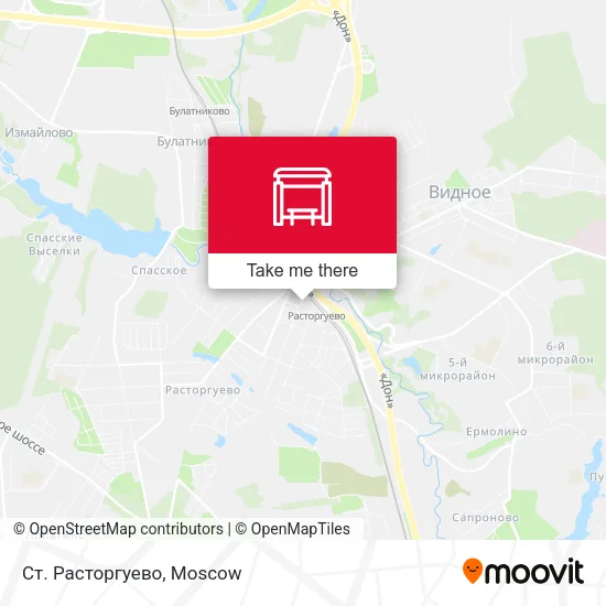 Ст. Расторгуево map