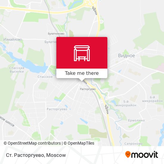 Ст. Расторгуево map