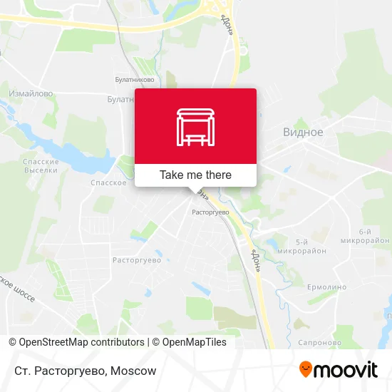 Ст. Расторгуево map