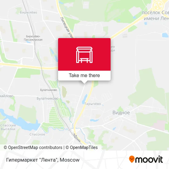 Гипермаркет "Лента" map