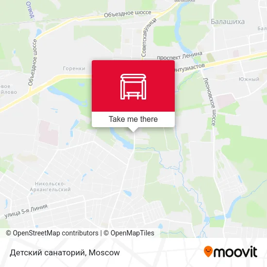 Детский санаторий map