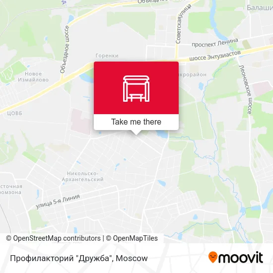 Профилакторий "Дружба" map