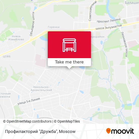Профилакторий "Дружба" map
